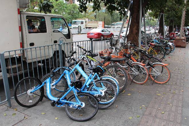 安裝使用好非機動車停車架為你的城市加分